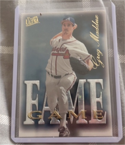 1997 Fleer Ultra #6 Greg Maddux Fame Game — front