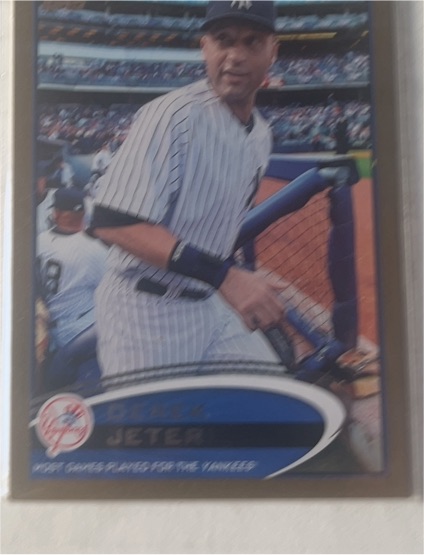 2012 Topps #641 Derek Jeter — front