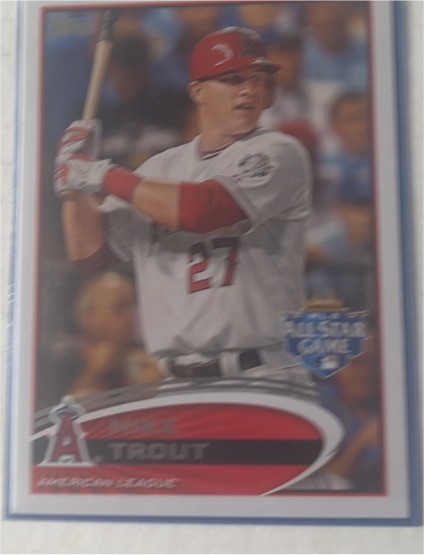 2012 Topps Update #US144 Mike Trout — front