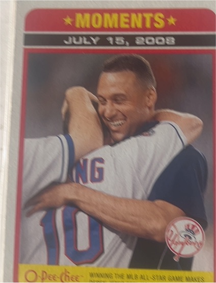 2009 O-Pee-Chee #552 Derek Jeter Moments — front