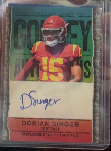 2024 Upper Deck Goodwin Champions #GA-DS Dorian Singer — front
