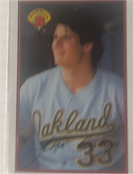 1989 Bowman #201 Jose Canseco — front