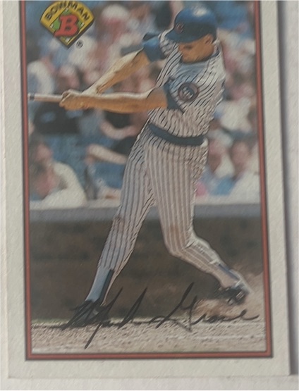 1989 Bowman #291 Mark Grace — front