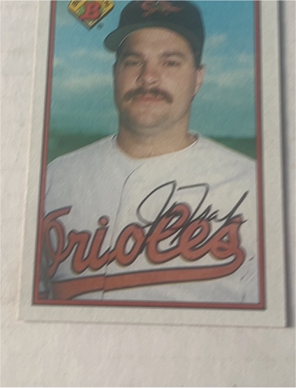 1989 Bowman #13 Jim Traber Baltimore Orioles — front