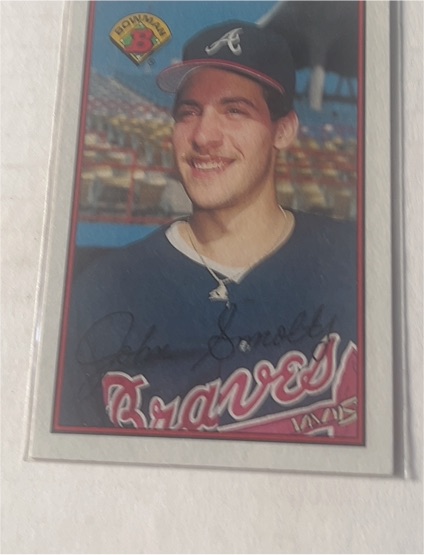 1989 Bowman #266 John Smoltz — front
