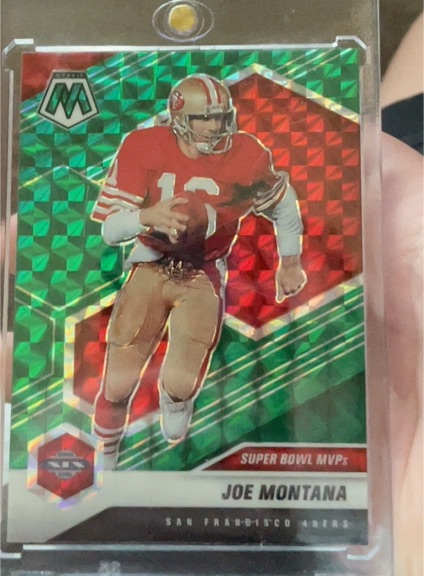 2021 Panini Mosaic #292 Joe Montana — front