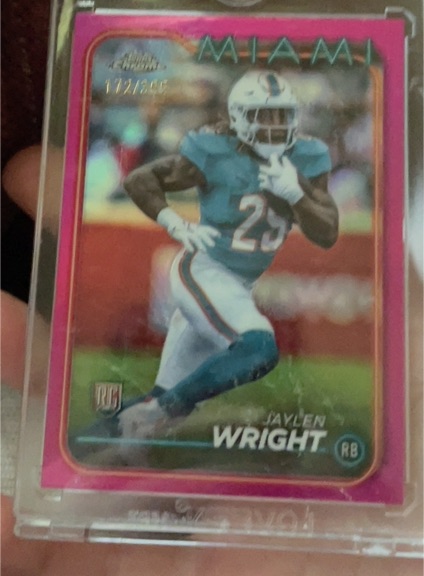 2024 Topps Chrome #239 Jaylen Wright — front