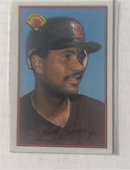 1989 Bowman #454 Sandy Alomar Jr. — front