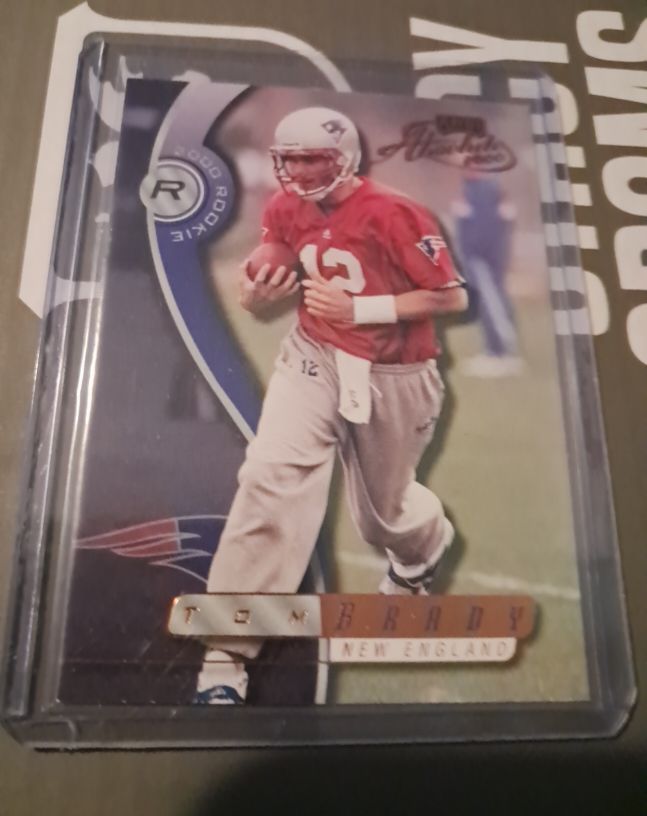 2000 Playoff Absolute #195 Tom Brady — front