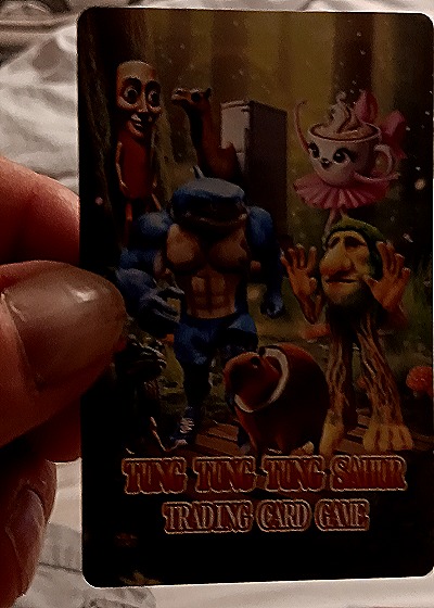 Ting Ting Ting'saur Trading Card Game Balerinna Cappucinna — back