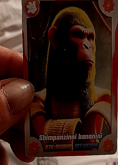 Tung Tung Tung Samur Trading Card Game Chimpanzinni bananini — front