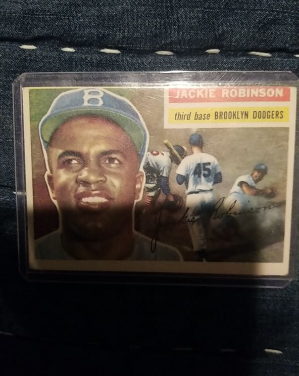 1956 Topps #30 Jackie Robinson — front