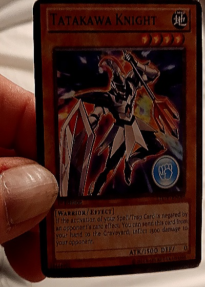 2002 Yu-Gi-Oh! SDJ-011 Tatakawa Knight — front
