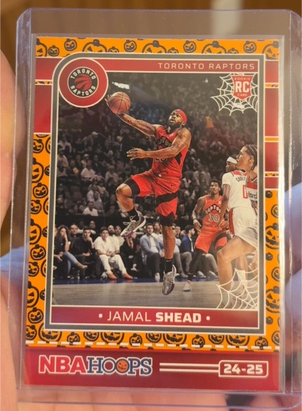 2024-25 Panini NBA Hoops Haunted Hoops #24-25 Jamal Shead — front