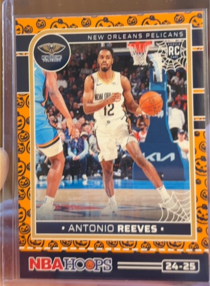 2024-25 Panini NBA Hoops Haunted Hoops #247 Antonio Reeves — front
