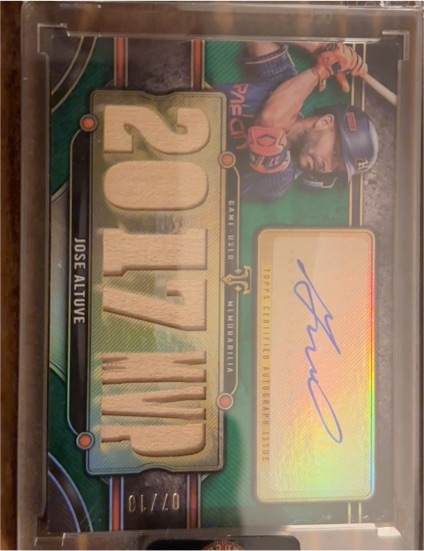 2024 Topps Triple Threads #2017 Jose Altuve — front