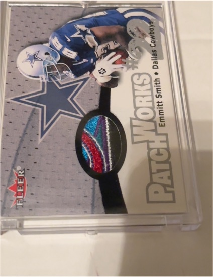 2000 Fleer Patch Works #PW-ES Emmitt Smith — front