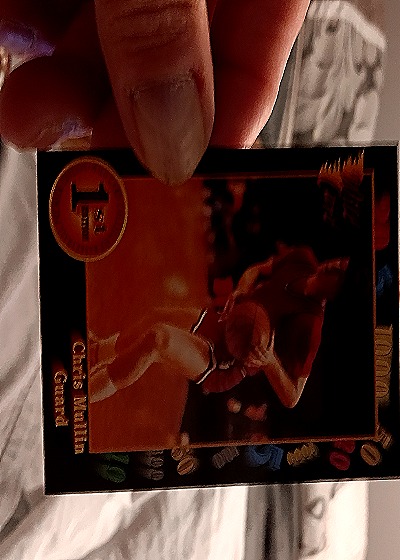 1991 Wild Card #12 Chris Warren — front