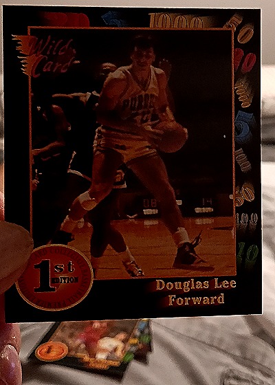 1991 Wild Card #1 Douglas Lee — front