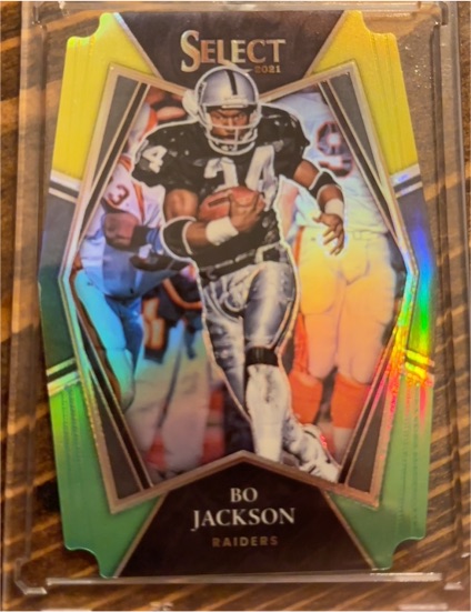 2021 Panini Select Premier Level #139 Bo Jackson Raiders — front