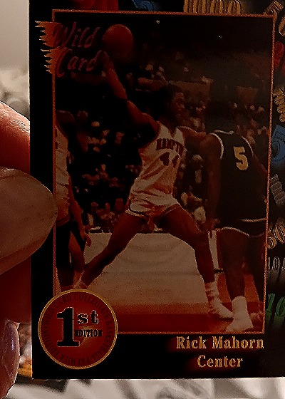 1992 Wild Card Collegiate #118 Rick Mahorn — front