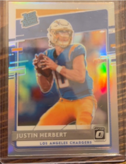 2020 Donruss Optic #153 Justin Herbert — front