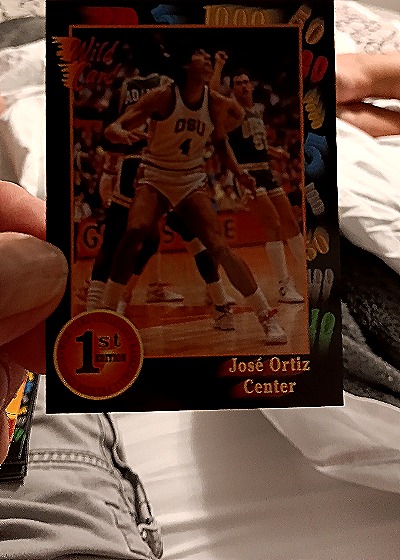 1992 Wild Card Collegiate #112 Jose Ortiz — front