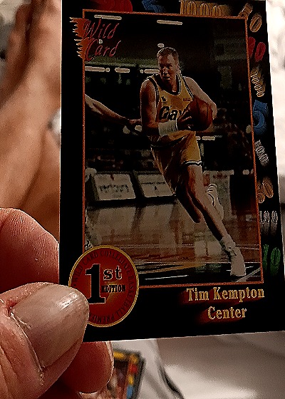 1991-92 Wild Card 1st Edition # Tim Kempton — front