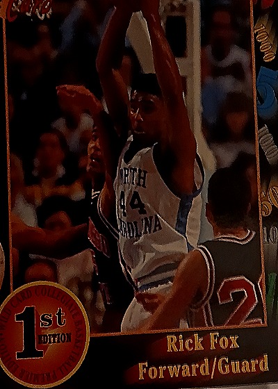 1992-93 Wild Card Rick Fox #19 — front