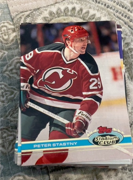 1991-92 Topps Stadium Club #263 Peter Stastny — front