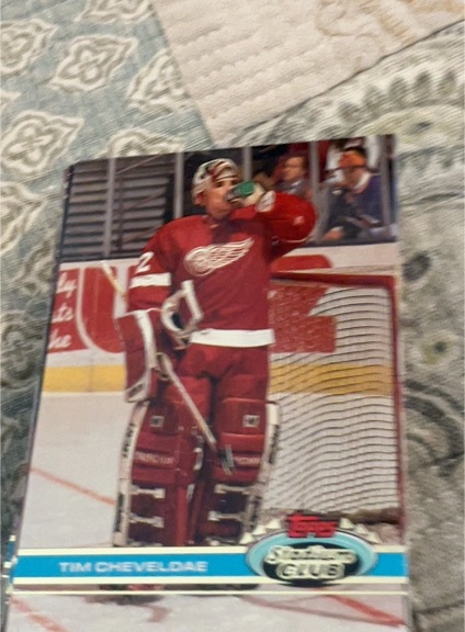 1991-92 Topps Stadium Club #2 Tim Cheveldae — front