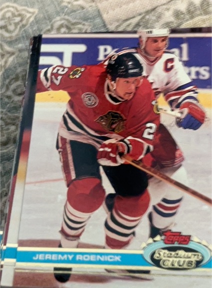 1991-92 Topps Stadium Club #46a Jeremy Roenick — front
