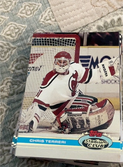 1991-92 Topps Stadium Club #297 Chris Terreri — front