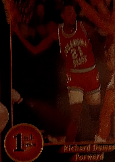 1991-92 Wild Card #39 Richard Dumas — front