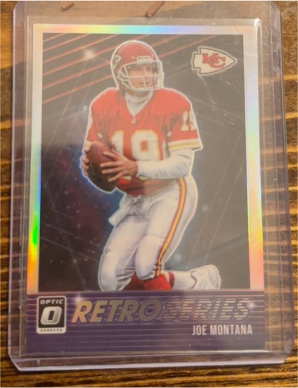 2021 Panini Donruss Optic Retro Series #RS-JM Joe Montana — front