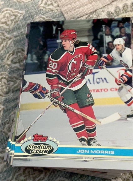 1991-92 Topps Stadium Club #360 Jon Morris — front