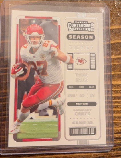 2022 Panini Contenders #59 Travis Kelce — front