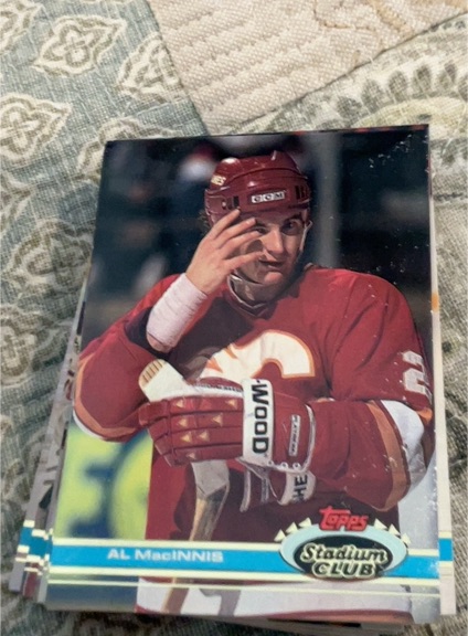 1991-92 Topps Stadium Club #79 Al MacInnis — front