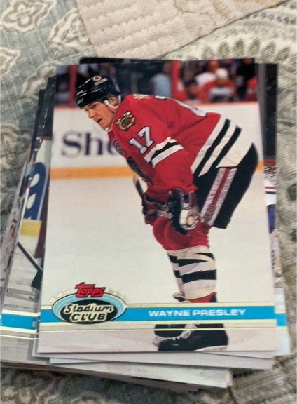 1991-92 Topps Stadium Club #215 Wayne Presley — front