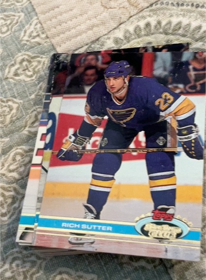 1991 Topps #23 Rich Sutter — front