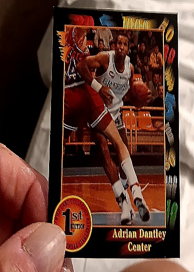 1992 Wild Card 1st Edition #1 Adrian Dantley — front