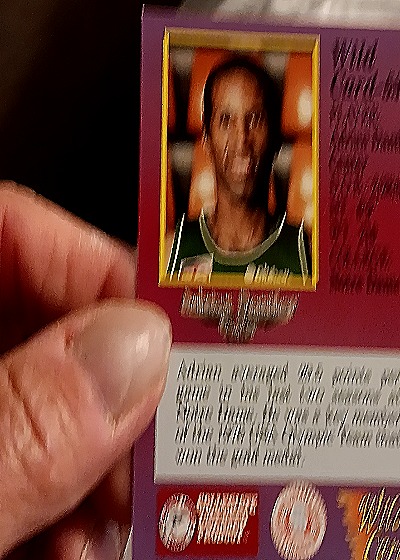 1992 Wild Card 1st Edition #1 Adrian Dantley — back