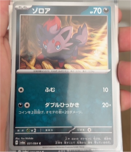 2024 Pokémon #031 Zorua — front