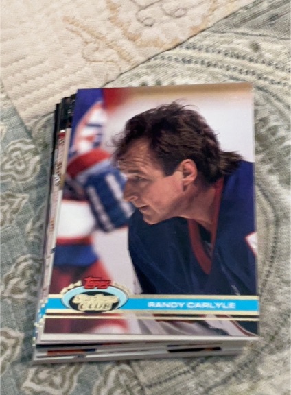 1991-92 Topps Stadium Club #94 Randy Carlyle — front