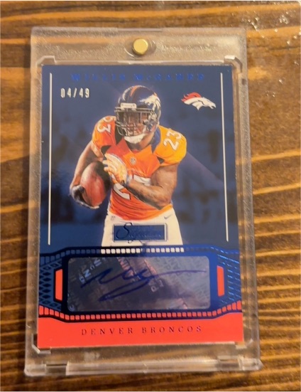 2019 Panini Chronicles Signature Series #SS Willis McGahee — front
