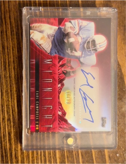2024 Topps Midnight Horizon Signatures #HZS-EC Earl Campbell — front