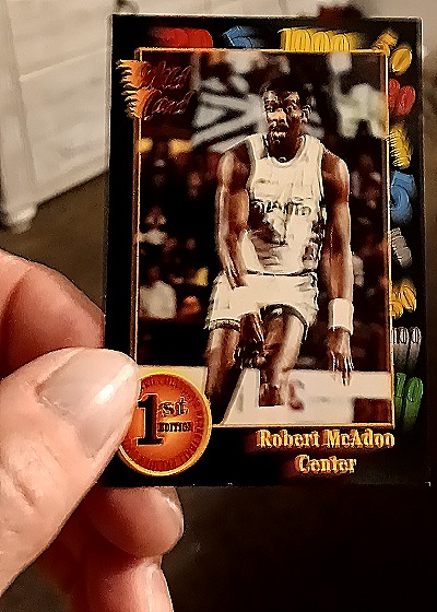 1992 Wild Card Collegiate 1st Edition #77 Robert McAdoo — front