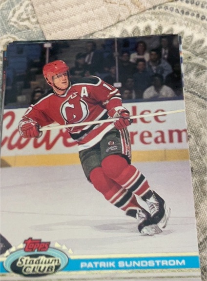 1991-92 Topps Stadium Club #229 Patrik Sundstrom — front