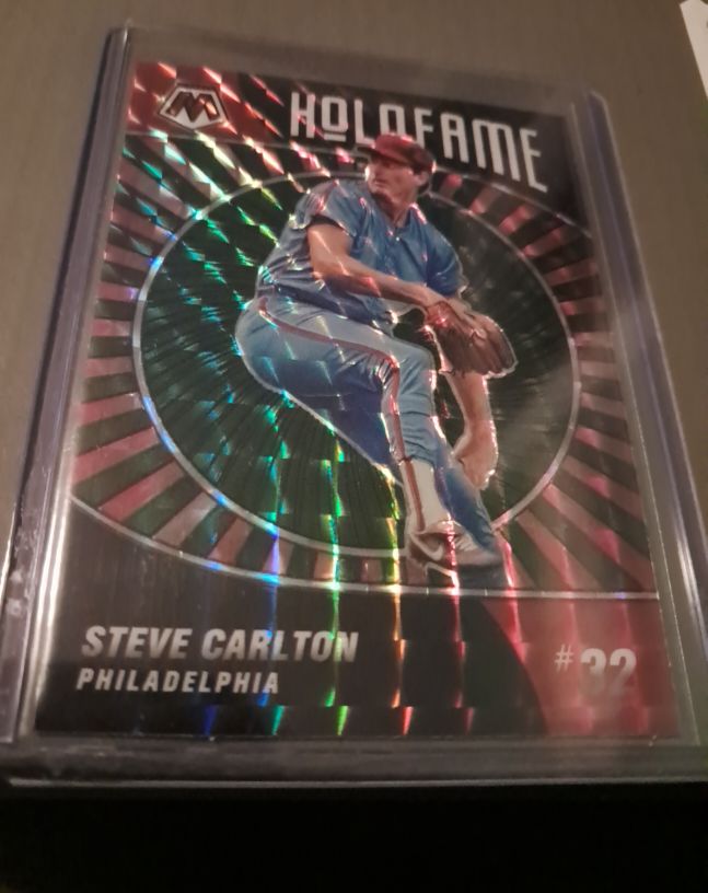 2022 Panini Mosaic Holofame #HF-10 Steve Carlton — front