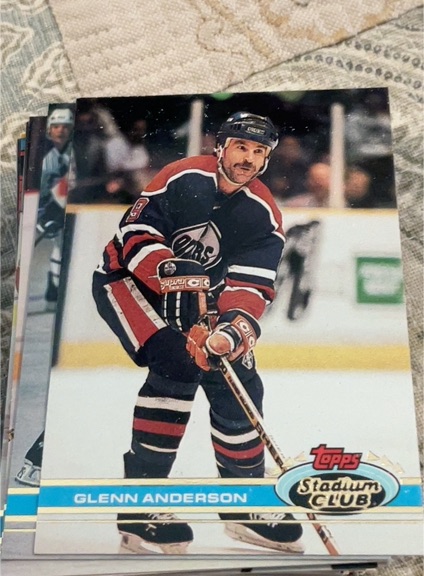 1991-92 Topps Stadium Club #116 Glenn Anderson — front